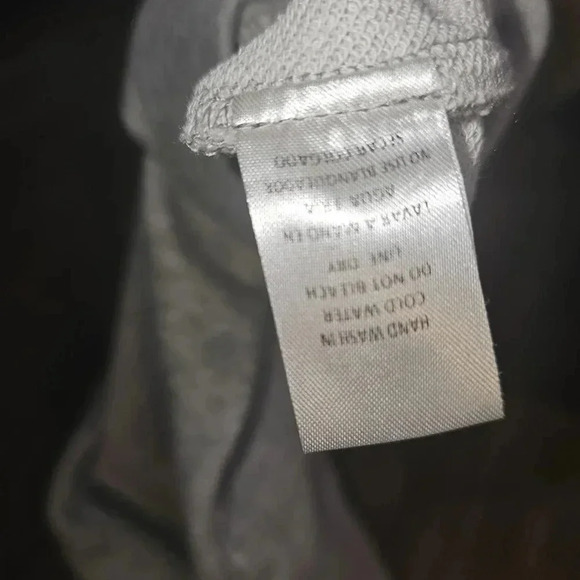 No Vacancy Wide Leg High Waisted Side  Leg Zipper Accent‎ Gray Leggings SZ L - Picture 11 of 12